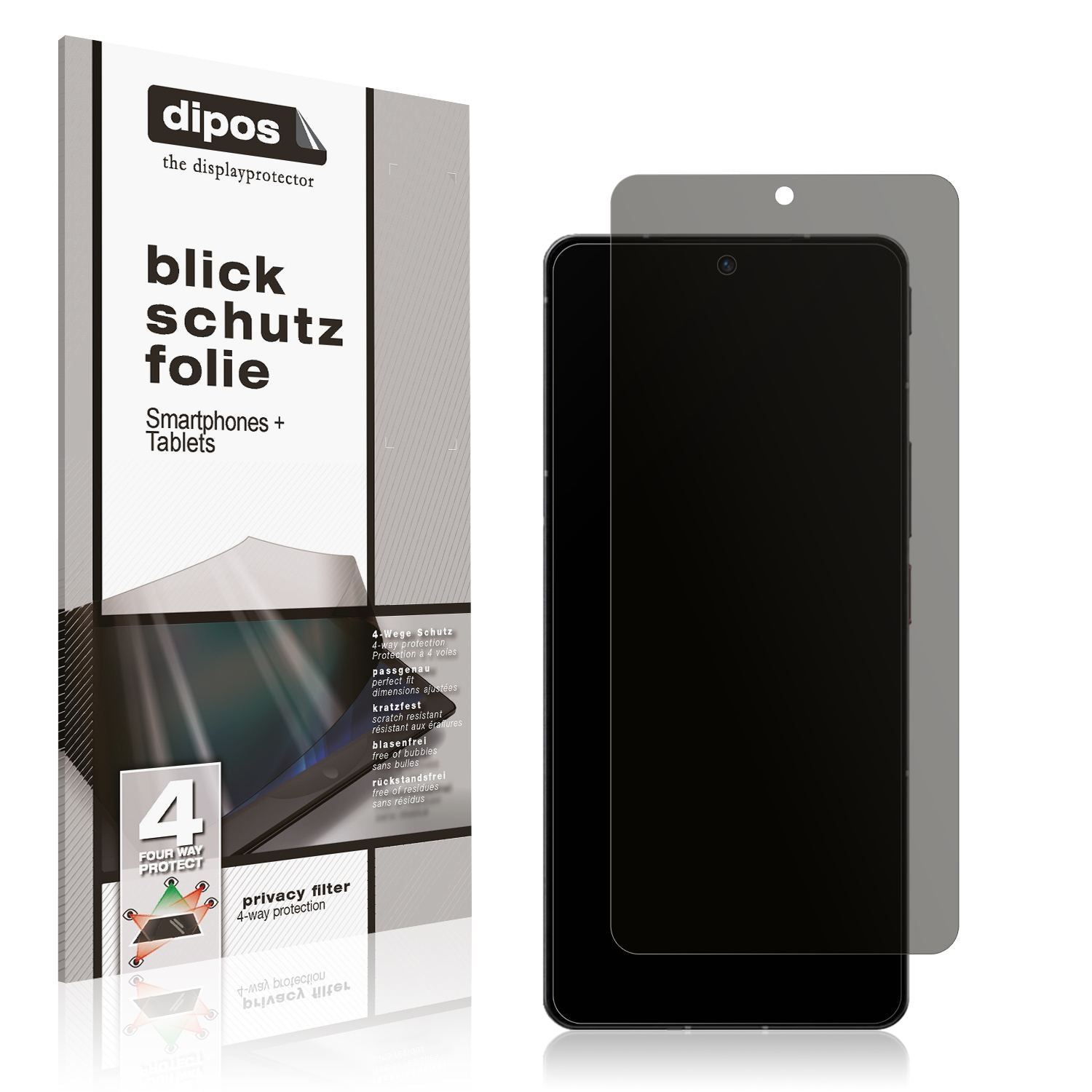 Blickschutzfolie für ZTE Nubia Z 50s Pro matt Schu (1)