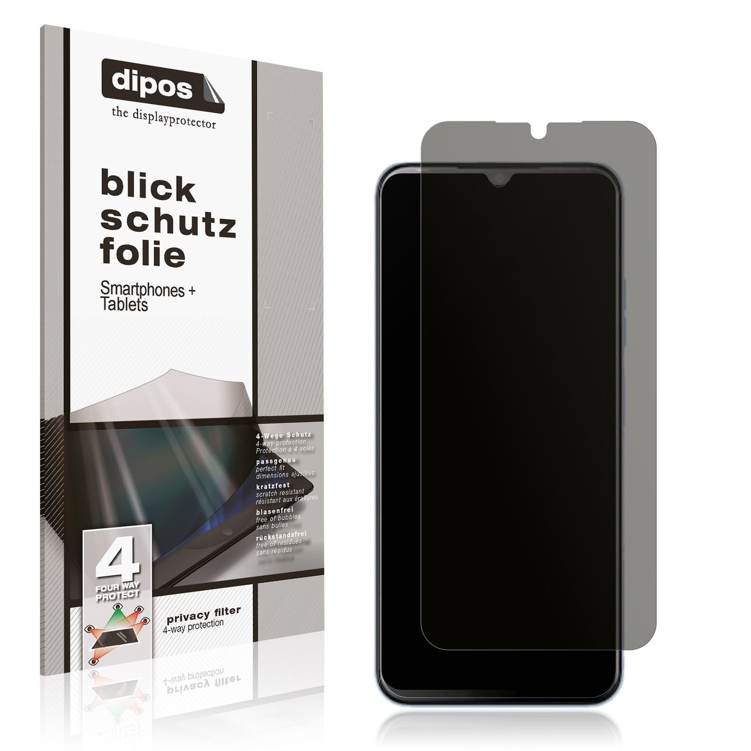Blickschutzfolie für Tecno Pop 6 Pro matt Schutzfo (1)