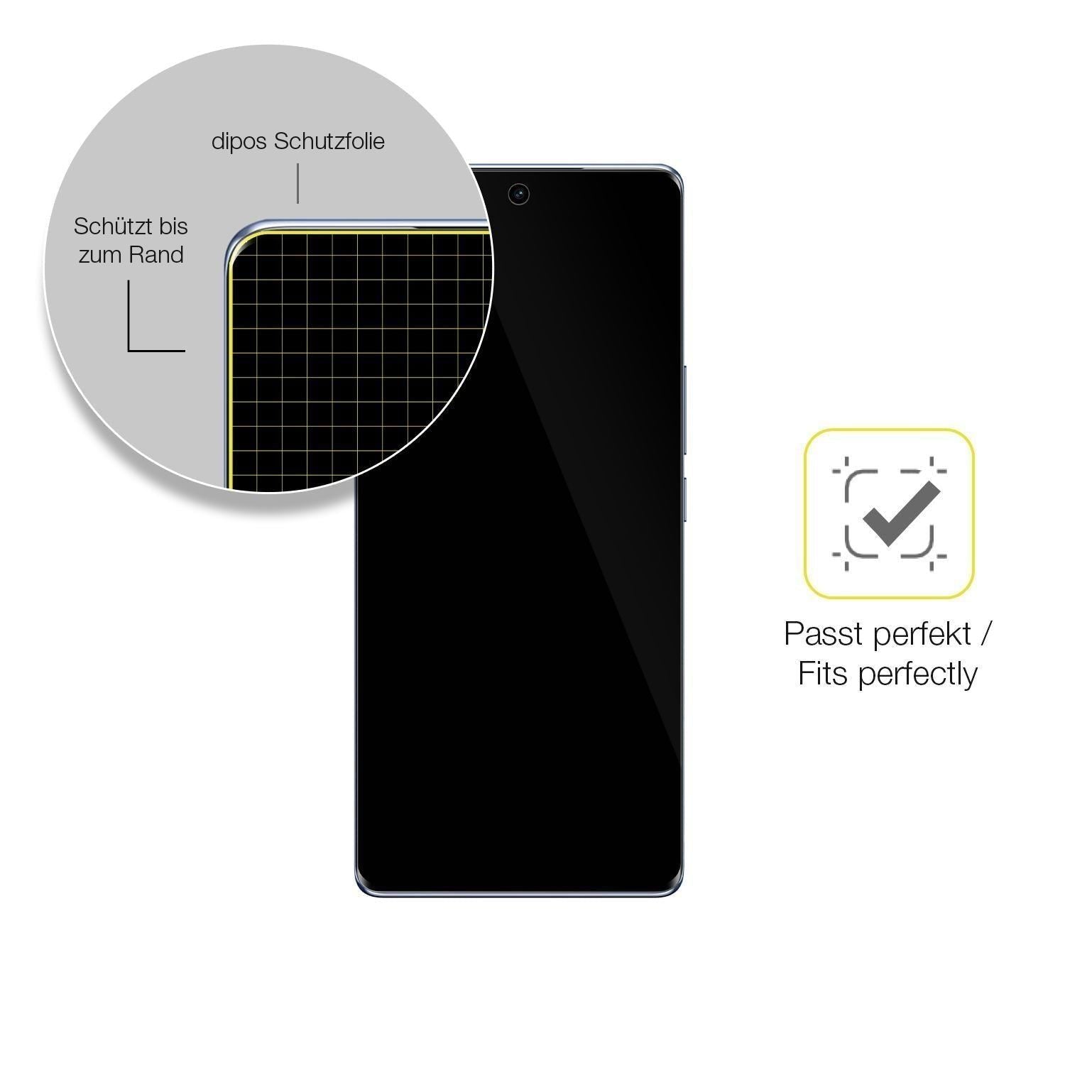 2x 3D Full Cover Schutzfolie für VIVO V29 5G (6)