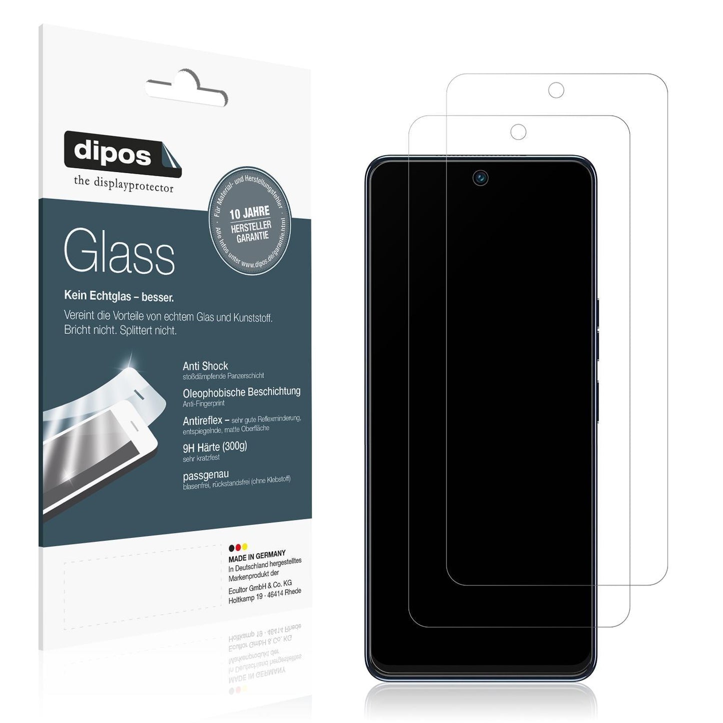 2x 9H Schutzfolie matt für Tecno Camon 19 Pro Panz (1)