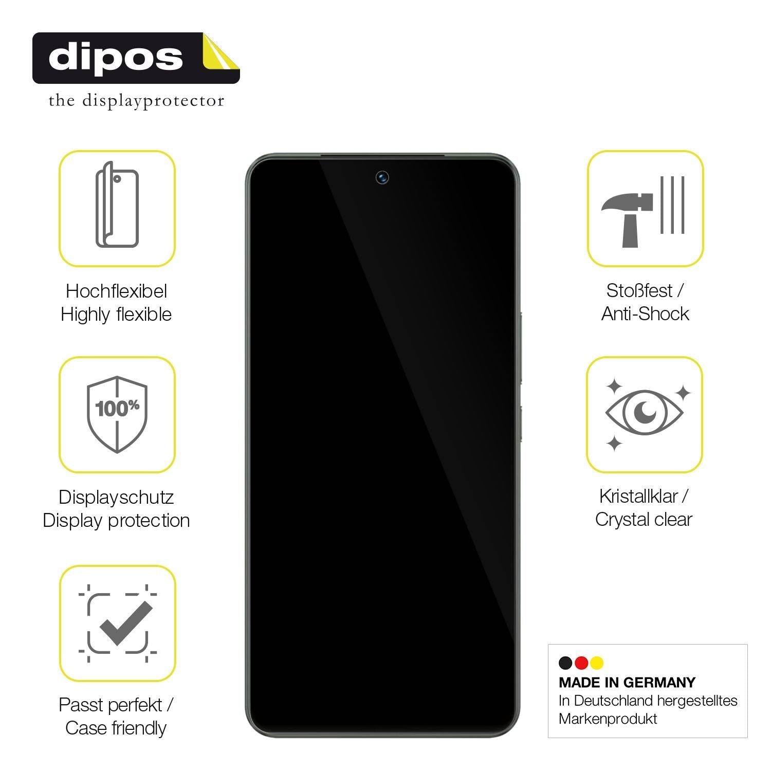 2x 3D Full Cover Schutzfolie für Vivo V30 Lite (7)