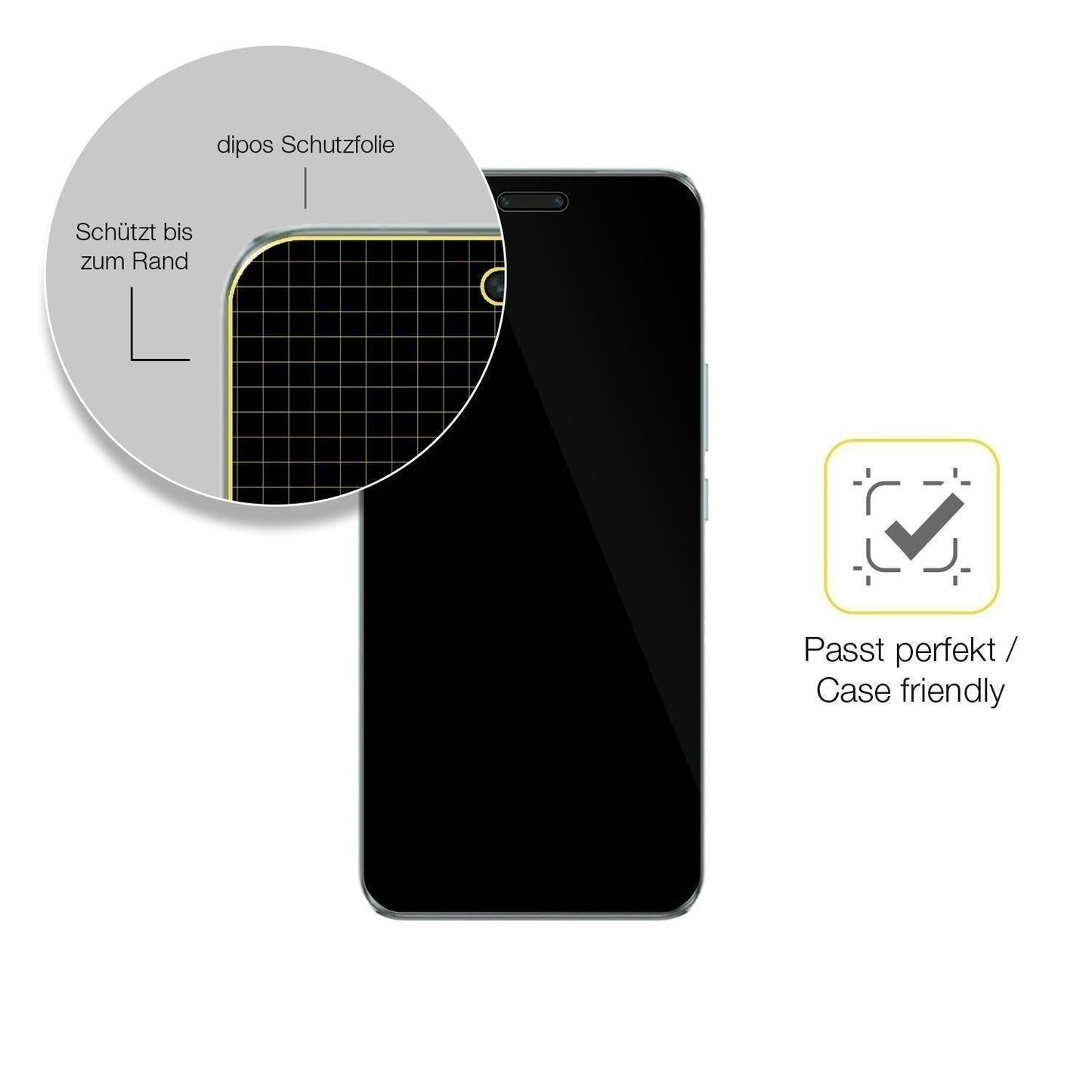 2x 3D Full Cover Schutzfolie für HONOR Magic6 Pro (6)