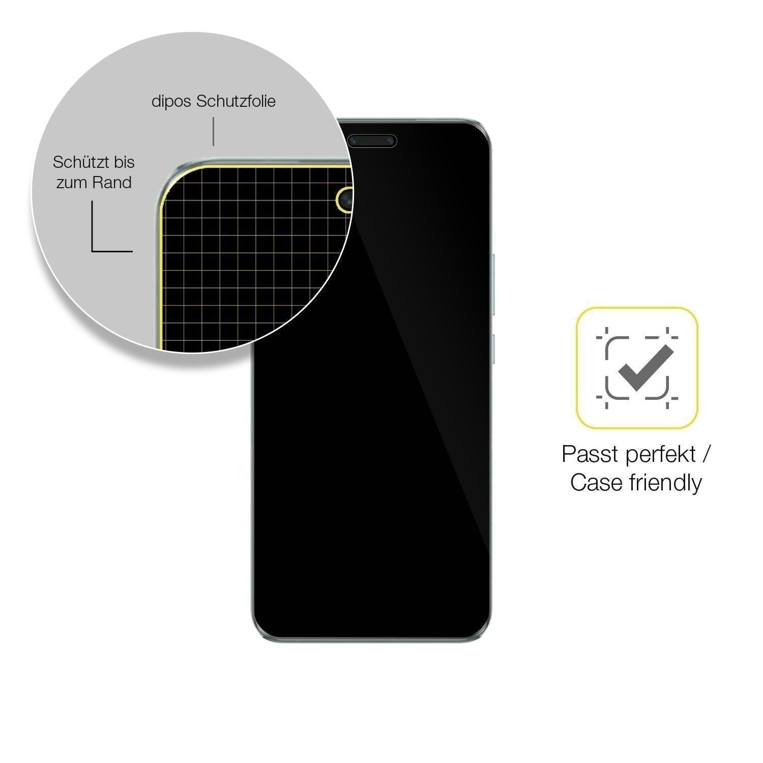2x 3D Full Cover Schutzfolie für HONOR Magic6 Pro (6)