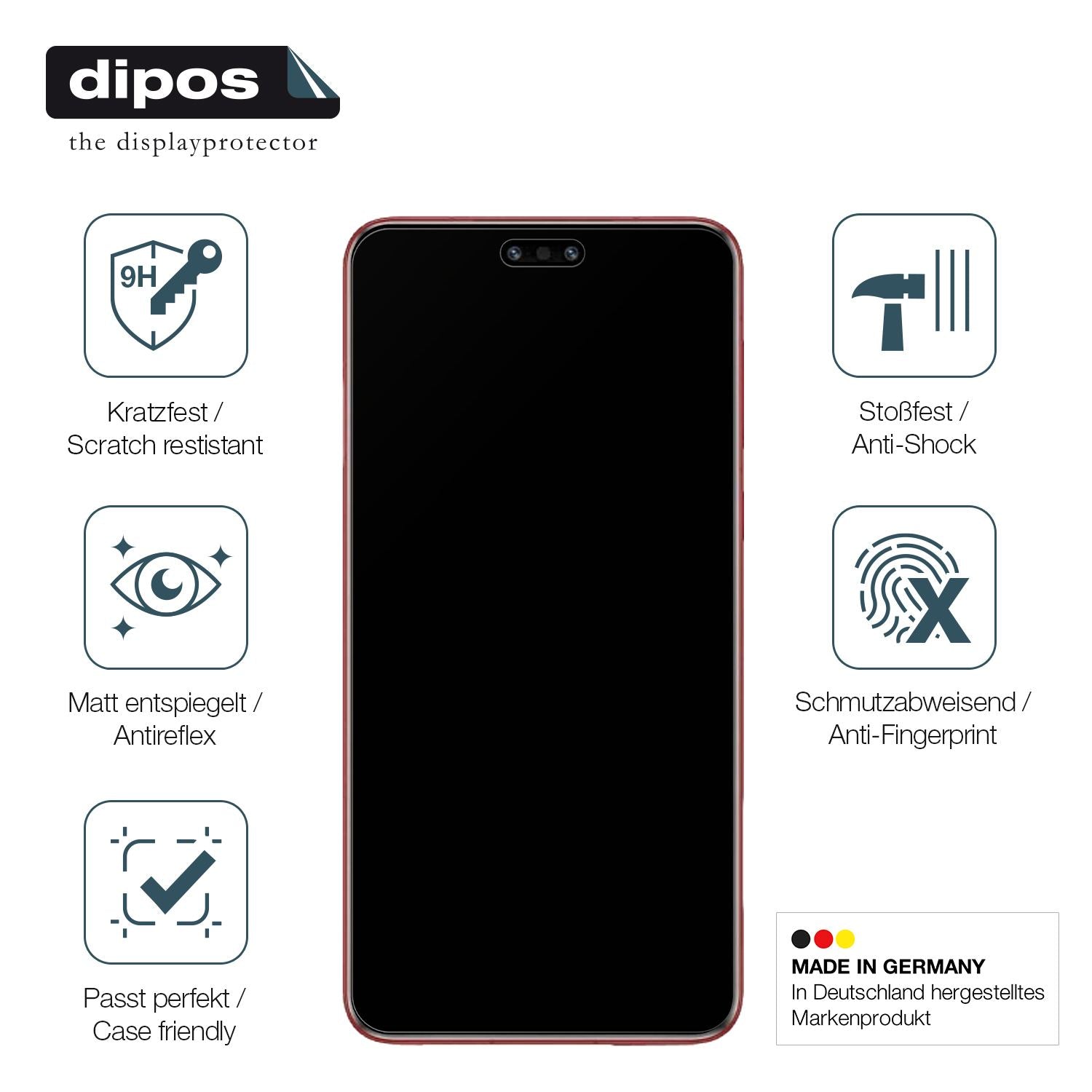 2x 9H Schutzfolie matt für Huawei Mate 60 RS Ultim (7)