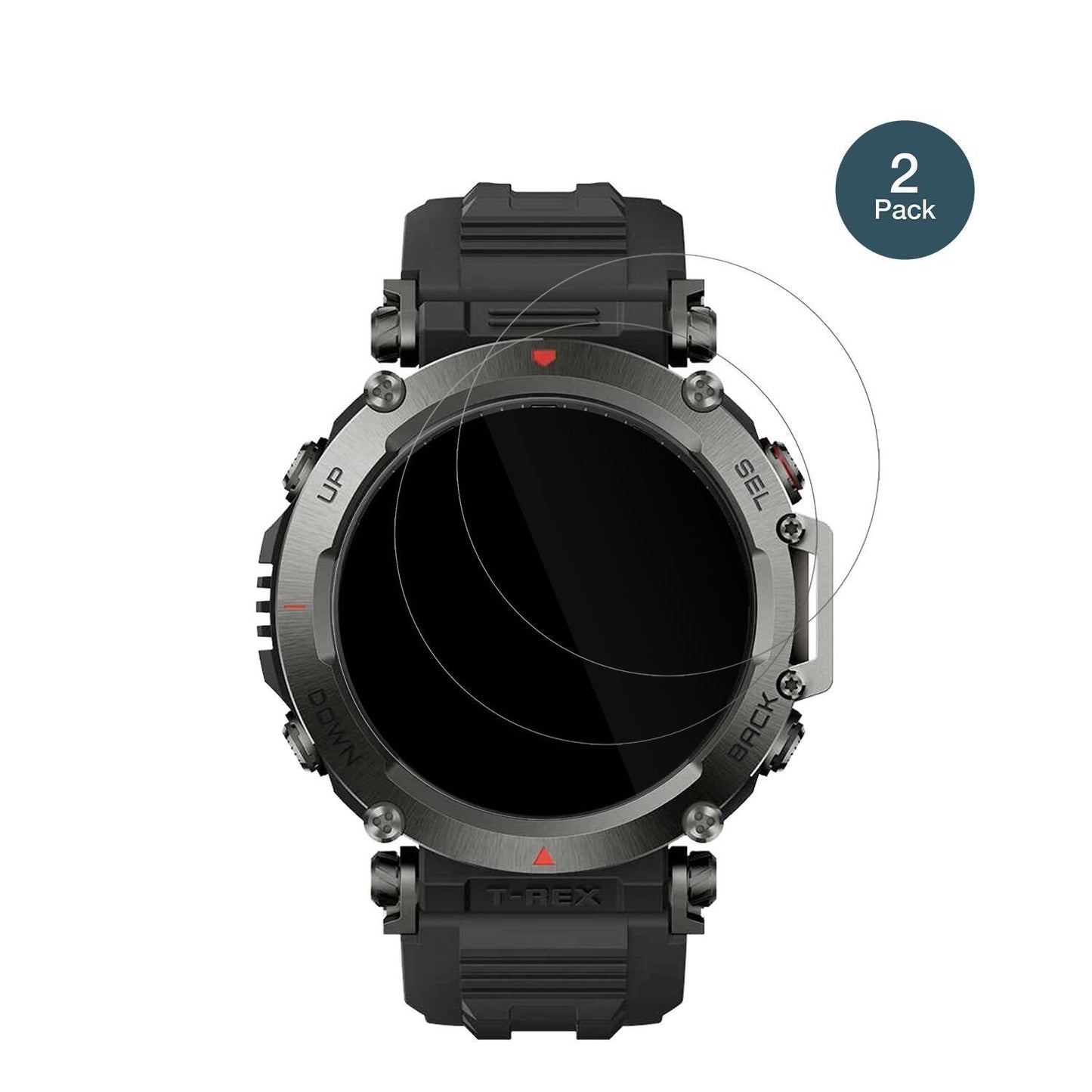 2x 9H Schutzfolie für Amazfit T-Rex Ultra Panzerfo (2)