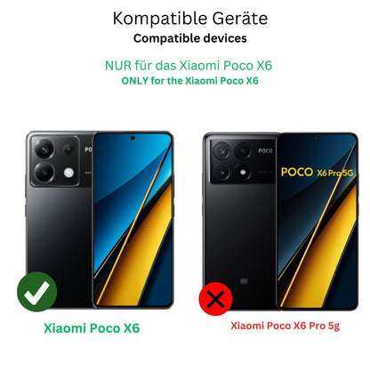 2x 9H Schutzfolie für Xiaomi Poco X6 Panzerfolie (2)