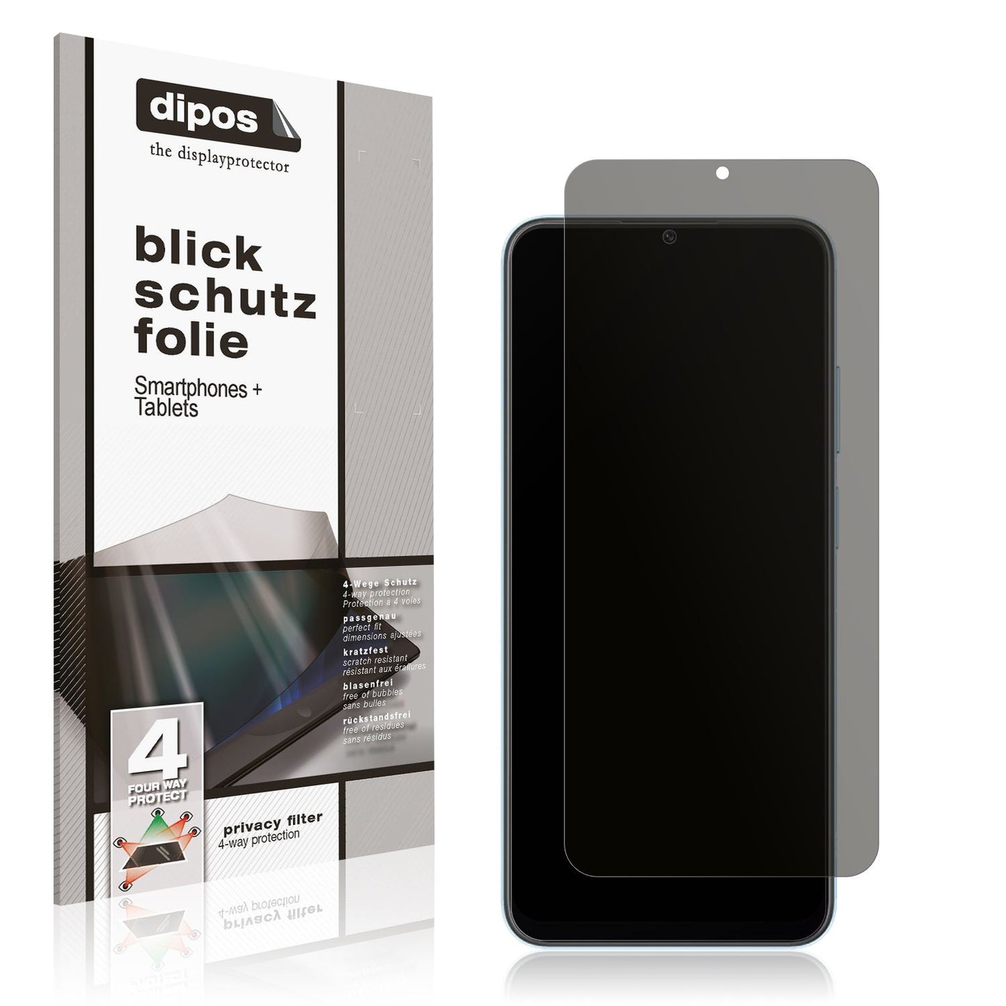 Blickschutzfolie für Blackview A52 Pro matt Schutz (1)