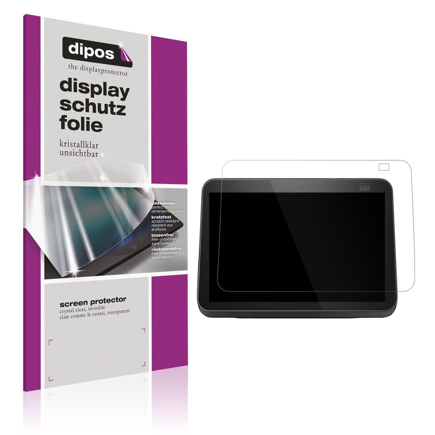 2x Schutzfolie klar für Amazon Echo Show 8 2nd Gen (1)