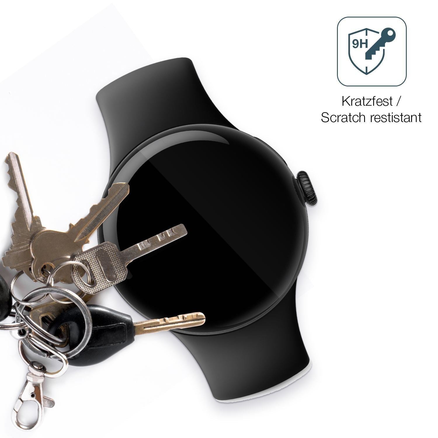 2x 9H Schutzfolie für Google Pixel Watch 1 Panzerf (3)