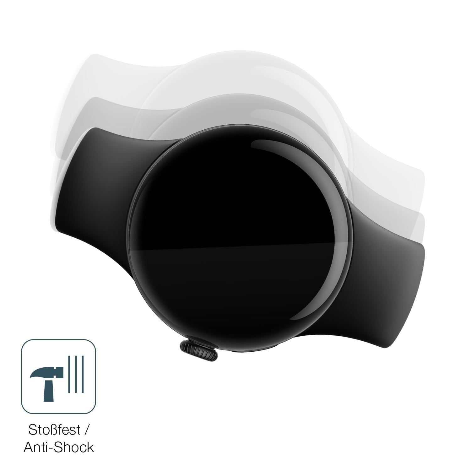 2x 9H Schutzfolie für Google Pixel Watch 1 Panzerf (4)