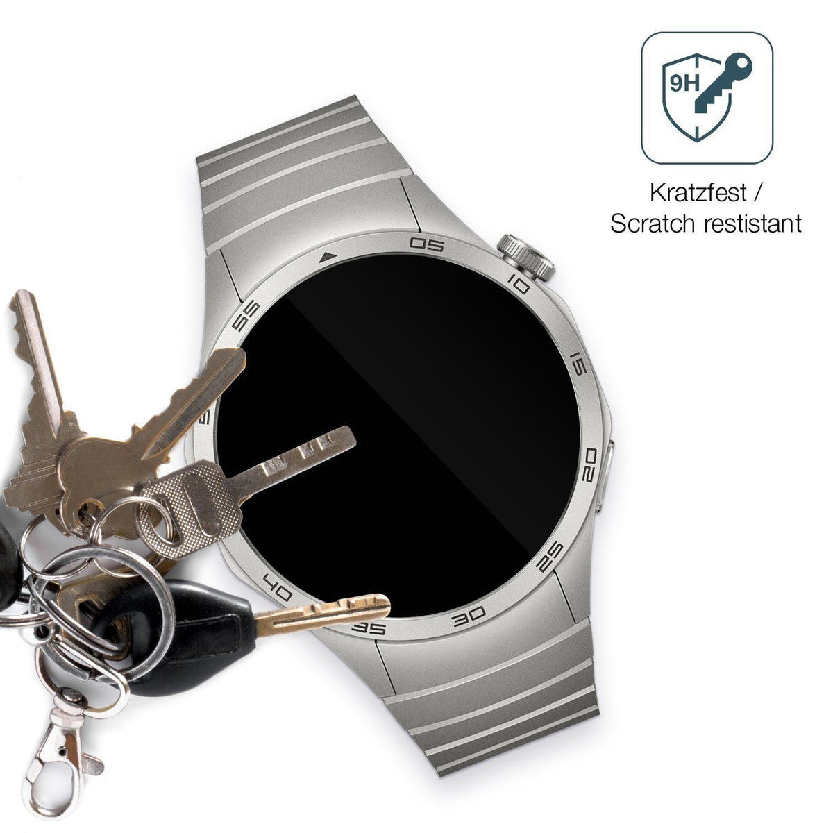 2x 9H Schutzfolie für Huawei Watch GT4 46mm Panzer (3)