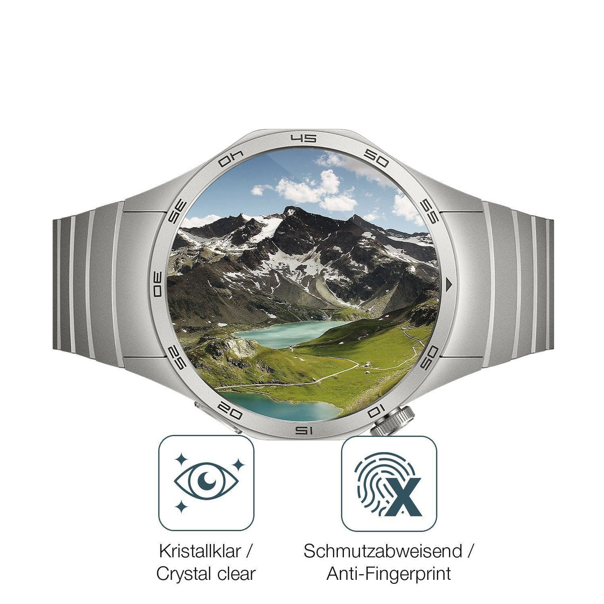 2x 9H Schutzfolie für Huawei Watch GT4 46mm Panzer (5)