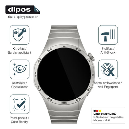 2x 9H Schutzfolie für Huawei Watch GT4 46mm Panzer (7)