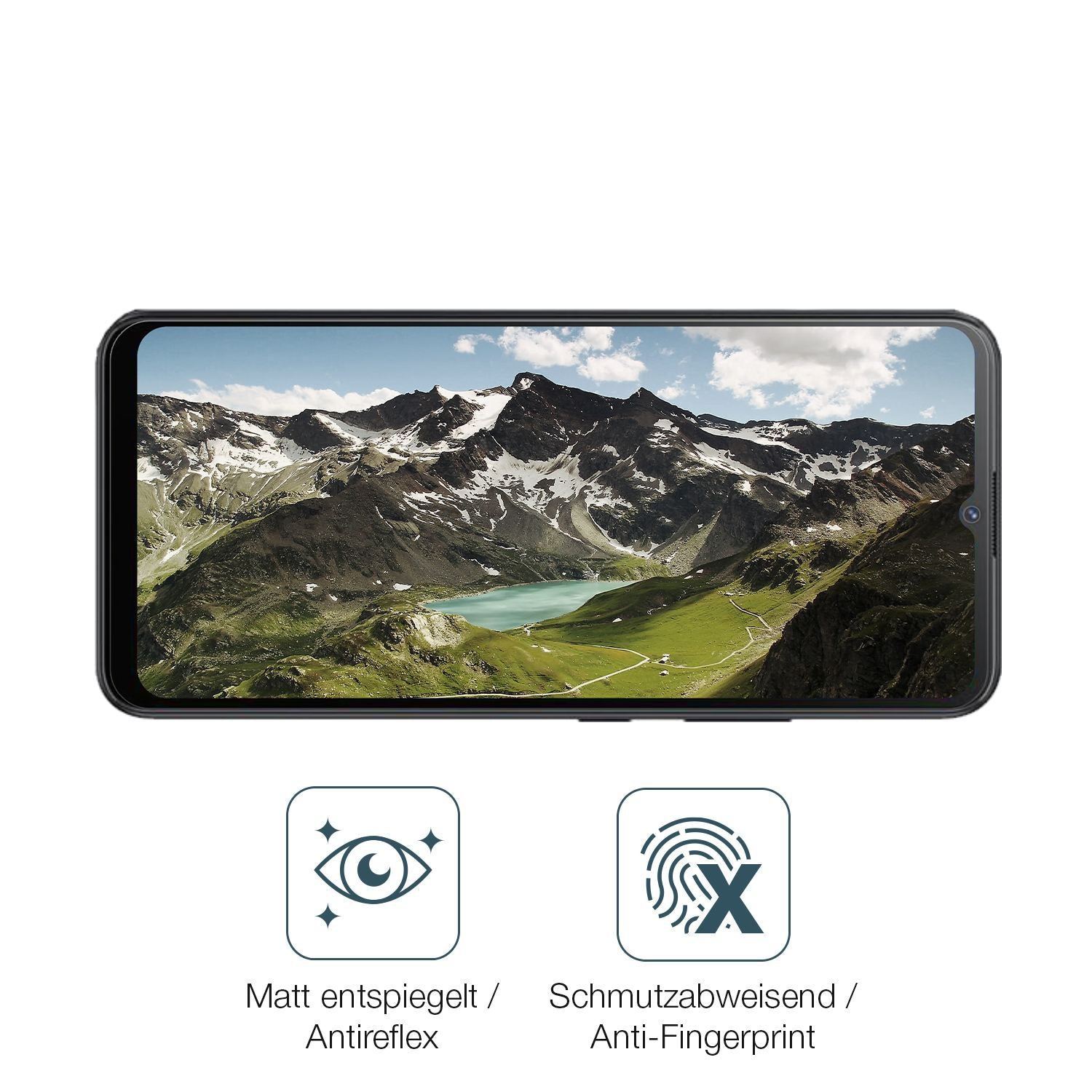 2x 9H Schutzfolie matt für Cubot Note 21 Panzerfol (5)