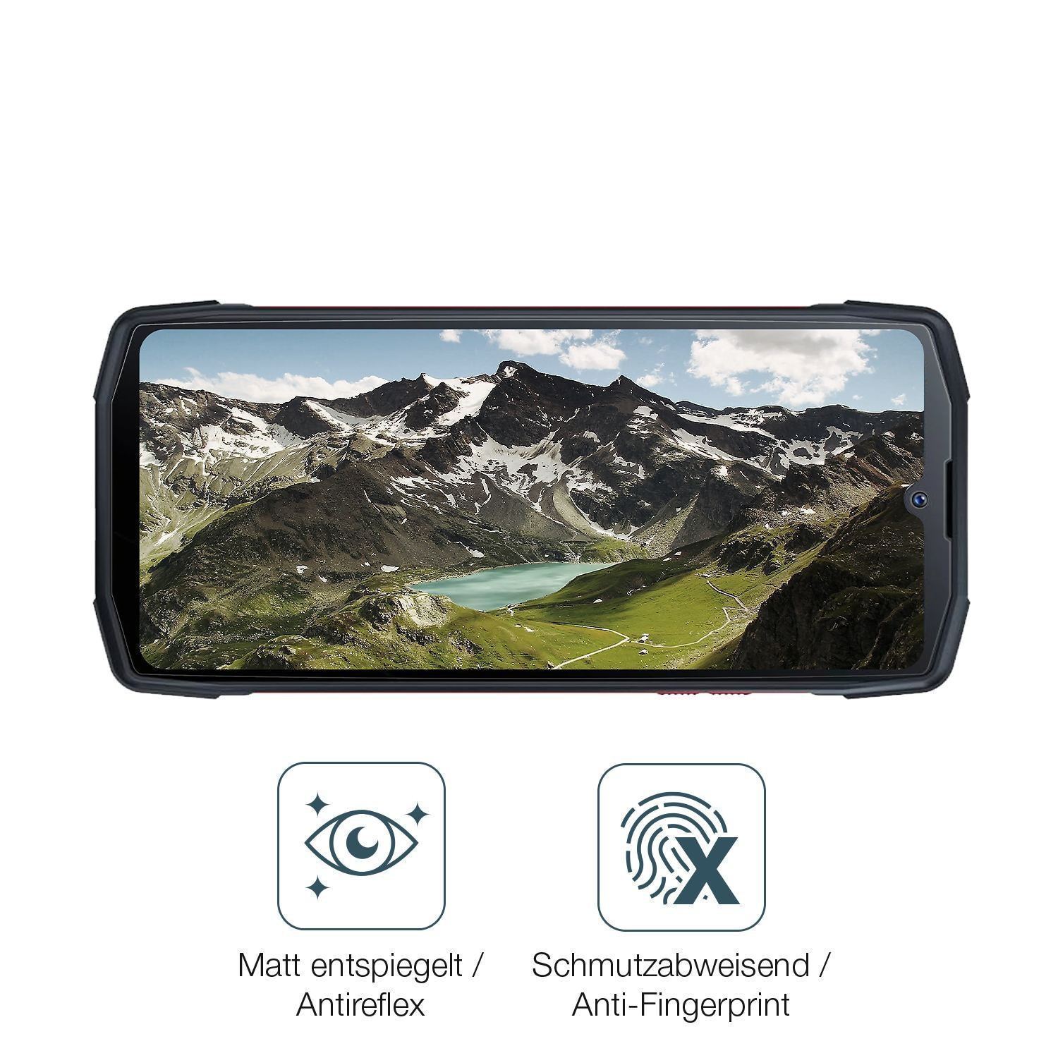 2x 9H Schutzfolie matt für Cubot King Kong Star 5G (5)