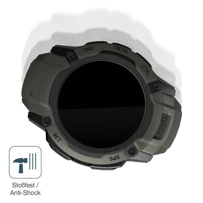 2x 9H Schutzfolie für Garmin Instinct 2x Solar Pan (4)