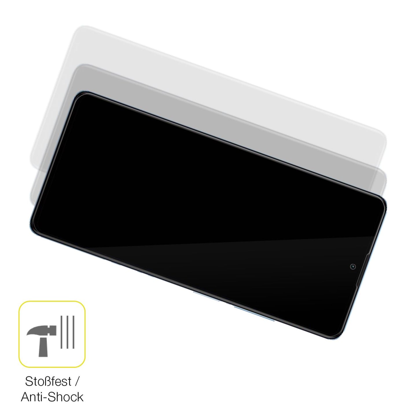 2x 3D Full Cover Schutzfolie für Xiaomi Redmi Note (4)