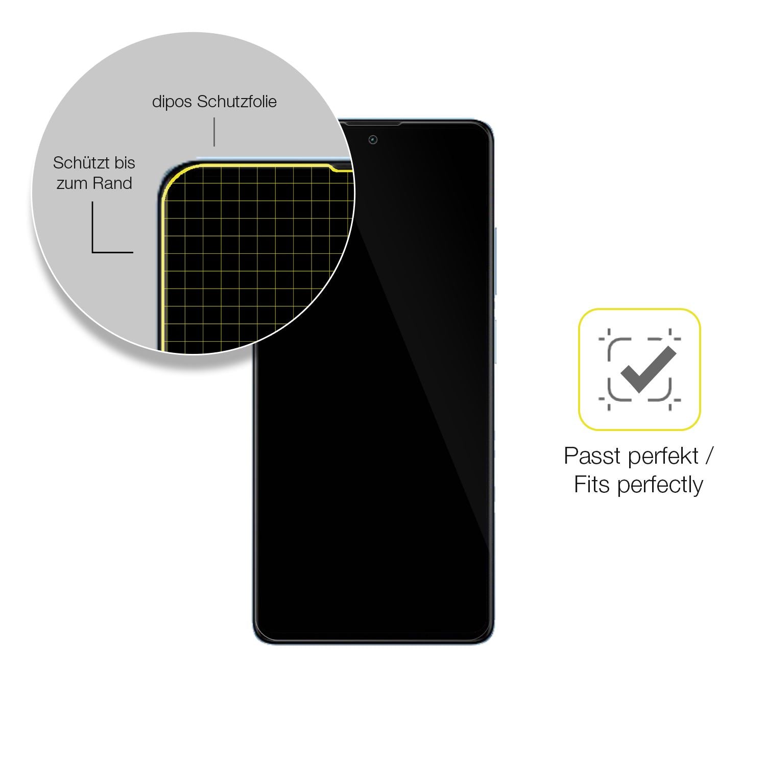 2x 3D Full Cover Schutzfolie für Xiaomi Redmi Note (6)