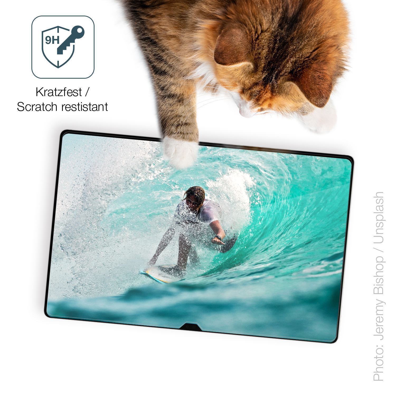2x 9H Schutzfolie für Samsung Galaxy Tab S9 Ultra  (3)