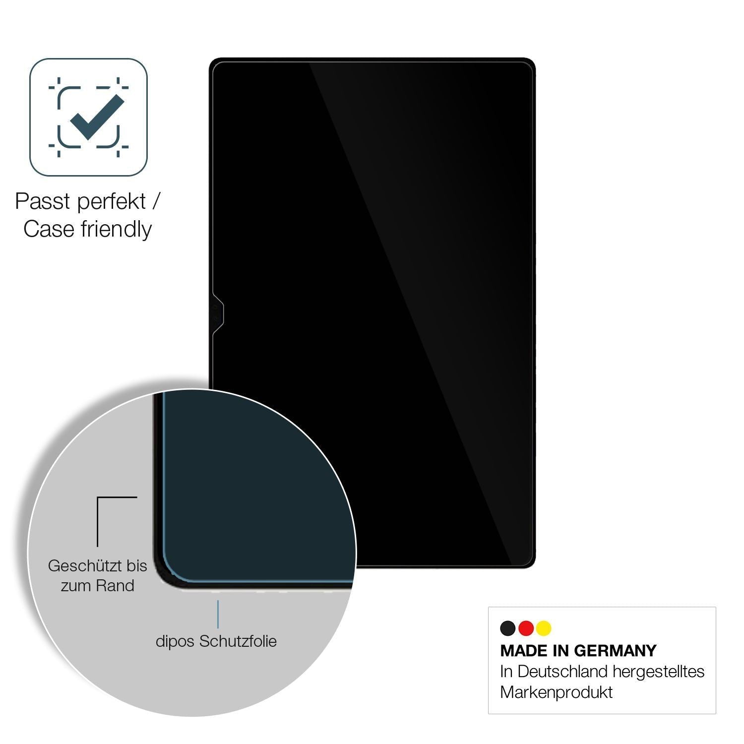 2x 9H Schutzfolie für Samsung Galaxy Tab S9 Ultra  (6)