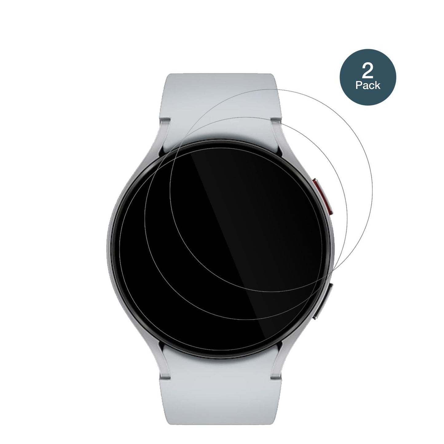 2x 9H Schutzfolie für Samsung Galaxy Watch 6 44mm  (2)