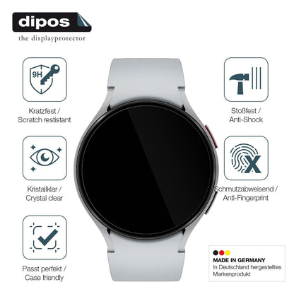 2x 9H Schutzfolie für Samsung Galaxy Watch 6 44mm  (7)