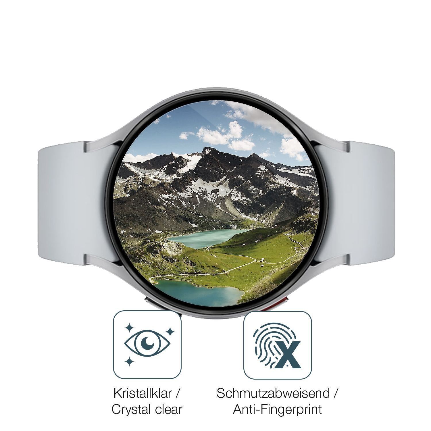 2x 9H Schutzfolie für Samsung Galaxy Watch 6 47mm  (5)
