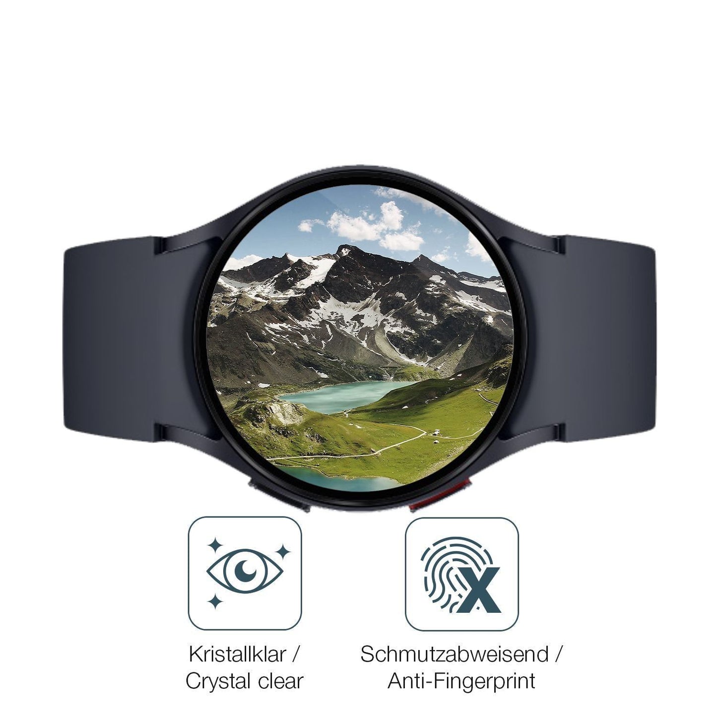 2x 9H Schutzfolie für Samsung Galaxy Watch 6 40mm  (5)