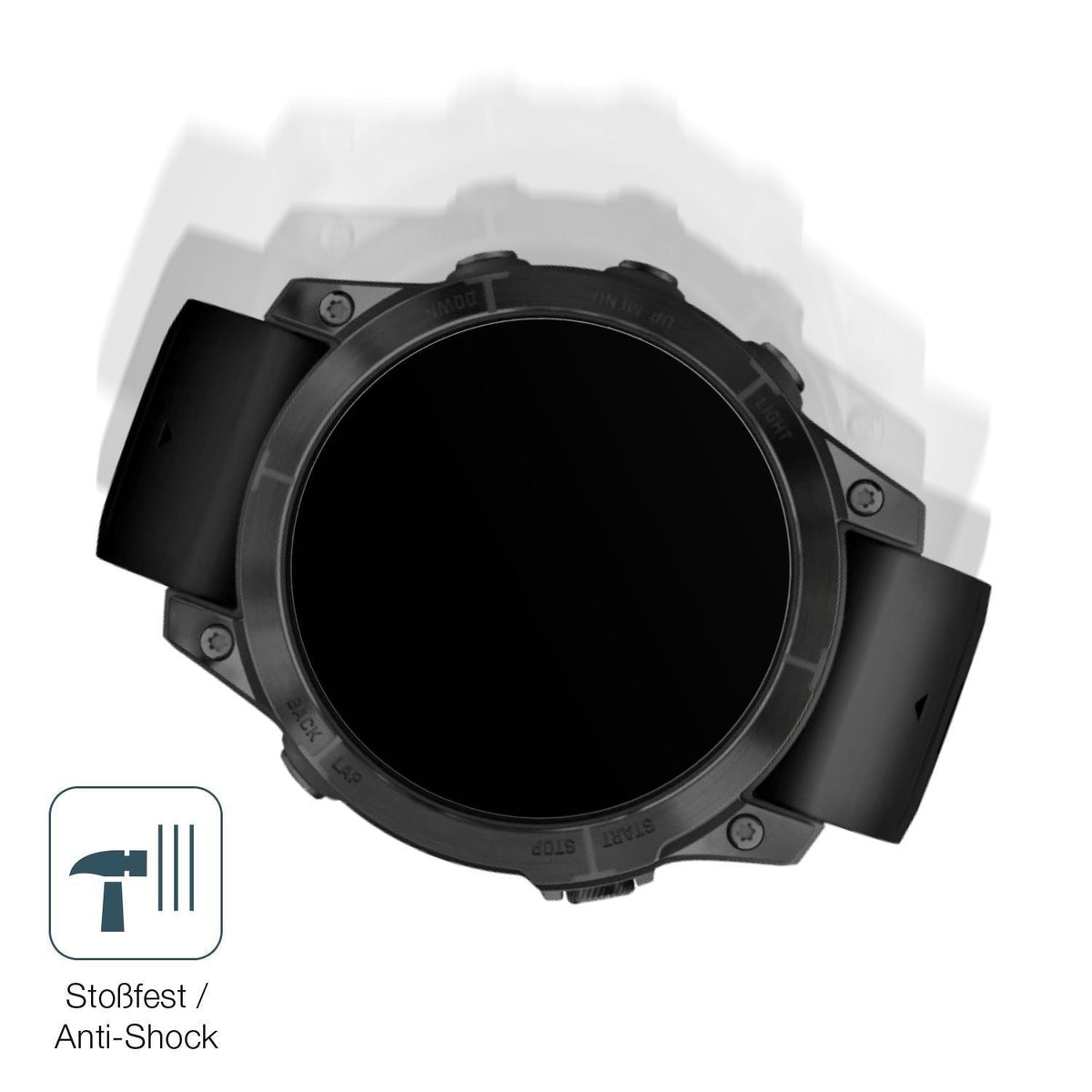 2x 9H Schutzfolie matt für Garmin Epix Pro 47mm Pa (4)
