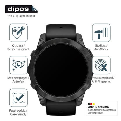 2x 9H Schutzfolie matt für Garmin Epix Pro 47mm Pa (7)