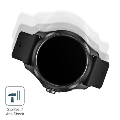 2x 9H Schutzfolie matt für Ticwatch Pro 5 Panzerfo (4)