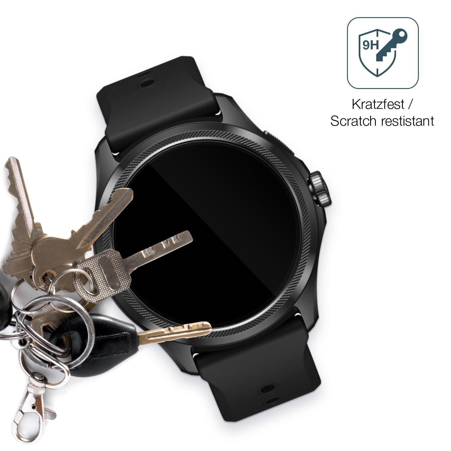 2x 9H Schutzfolie für Ticwatch Pro 5 Panzerfolie (3)