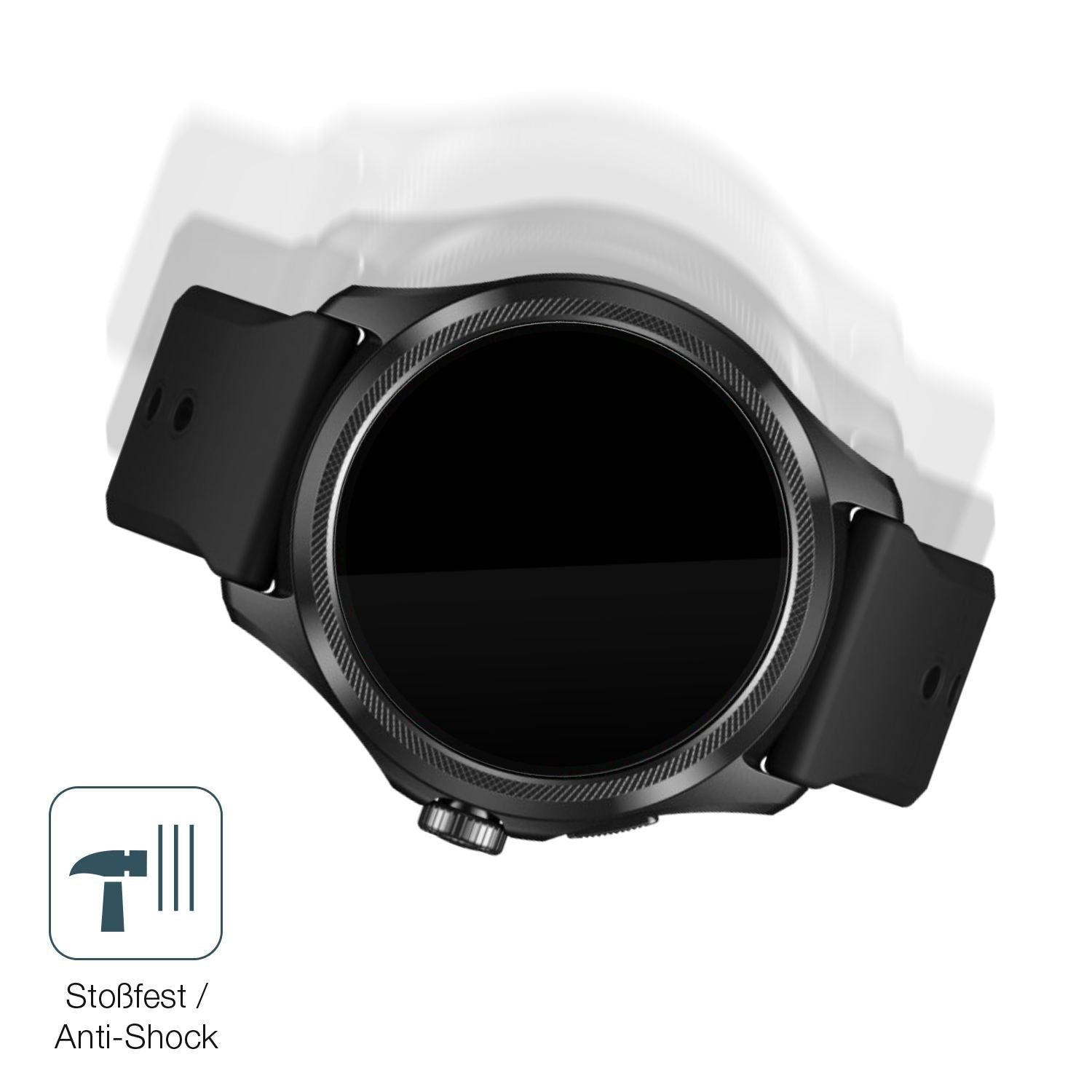 2x 9H Schutzfolie für Ticwatch Pro 5 Panzerfolie (4)
