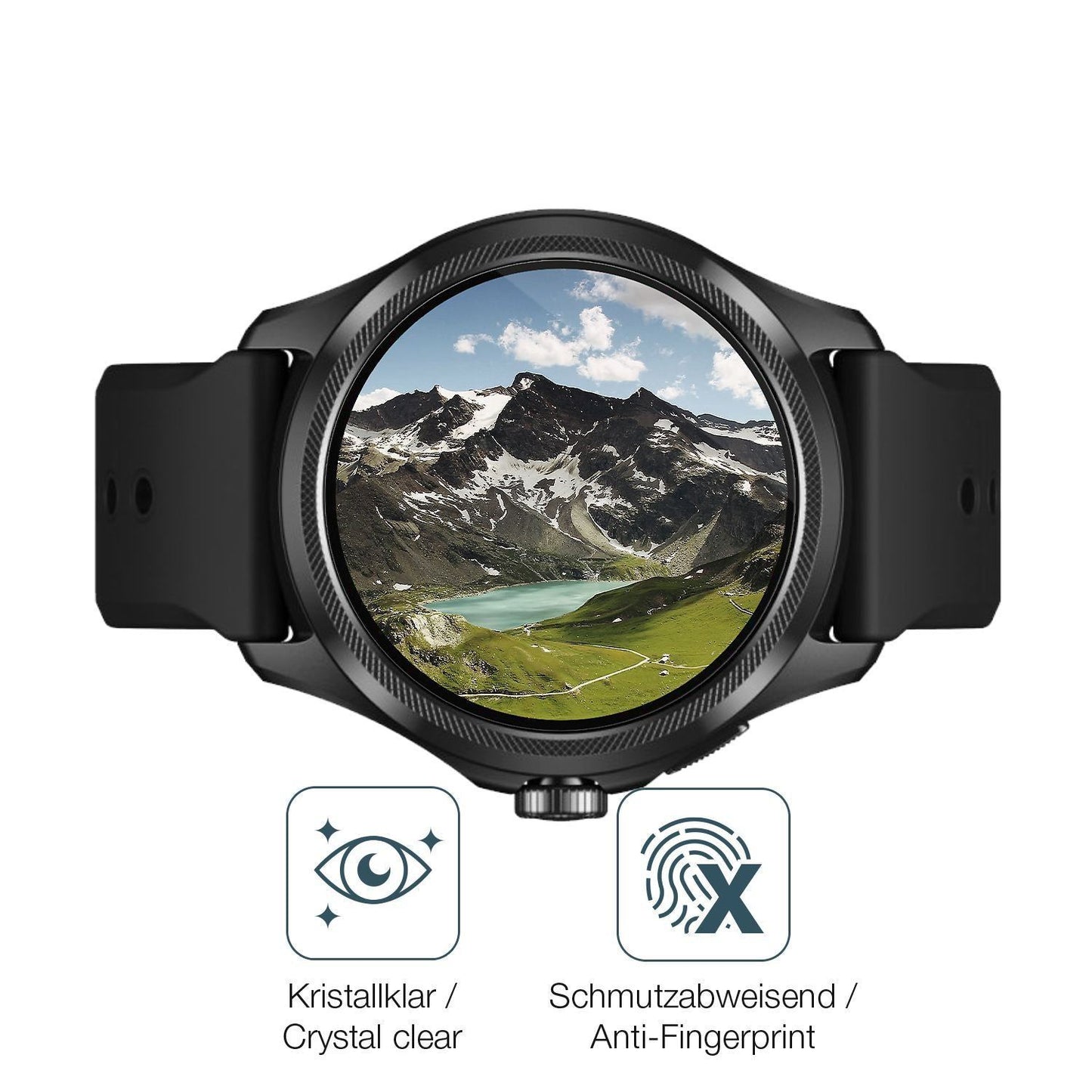 2x 9H Schutzfolie für Ticwatch Pro 5 Panzerfolie (5)
