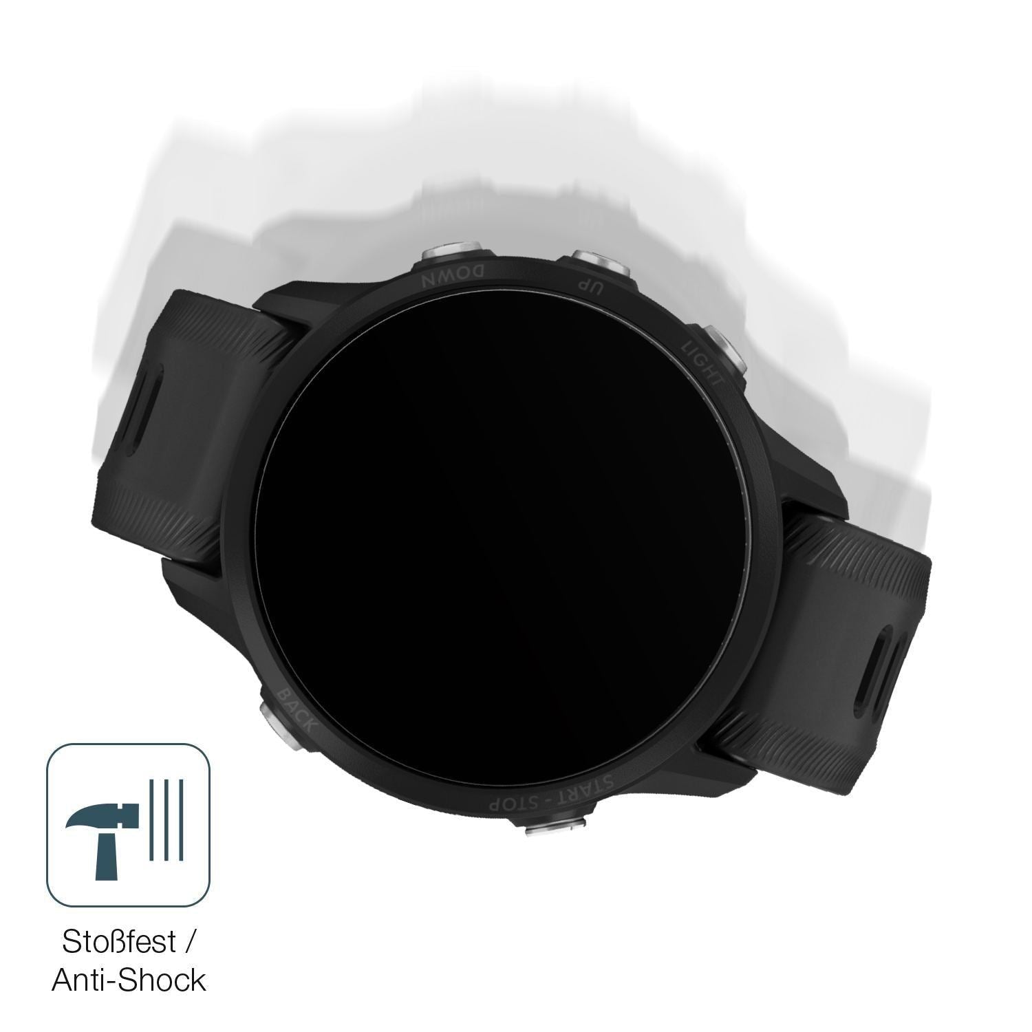 2x 9H Schutzfolie matt für Garmin Forerunner 955 P (4)