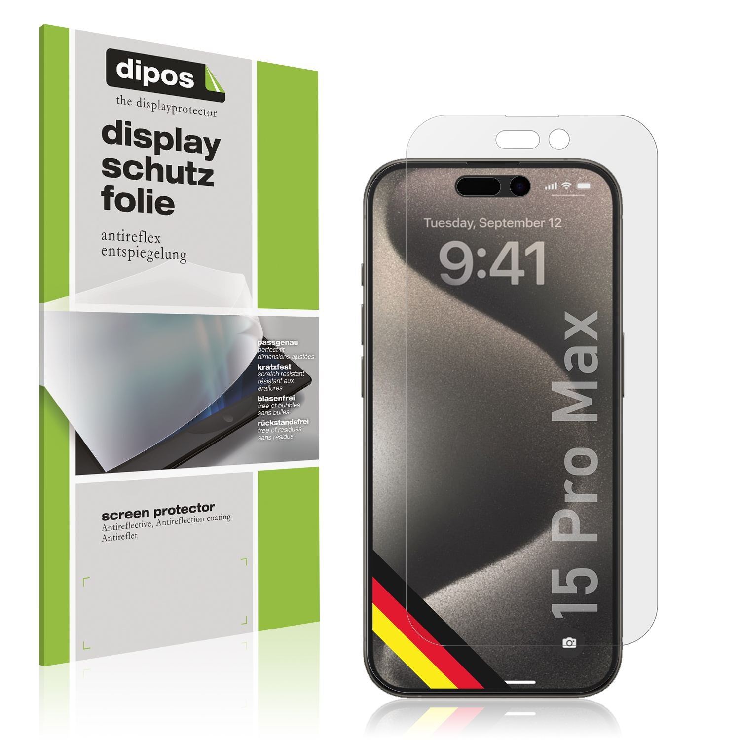 1x Schutzfolie matt für Apple iPhone 15 Pro Max Di (1)
