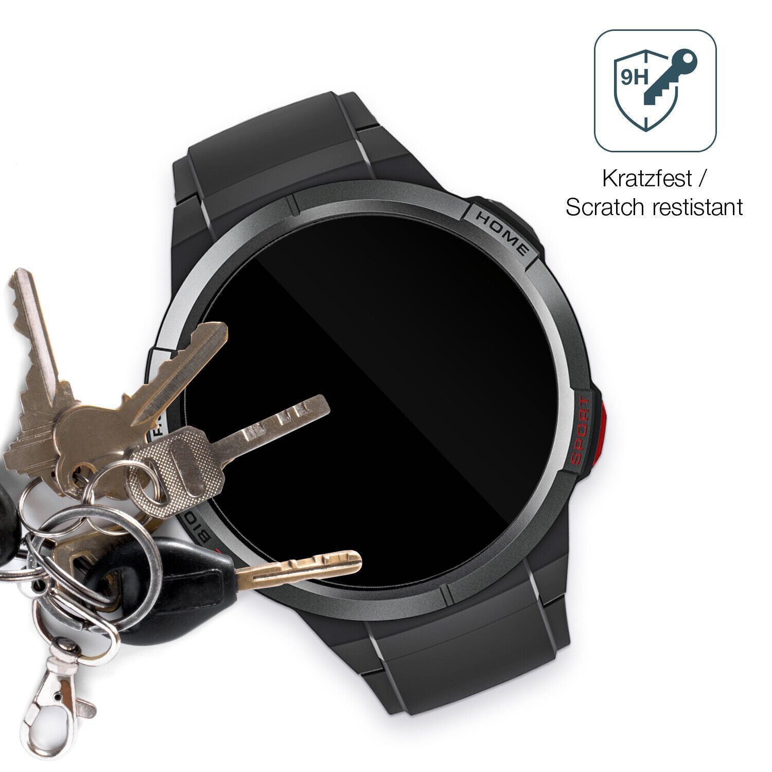 1x 9H Schutzfolie für Mibro Watch GS Panzerfolie (3)
