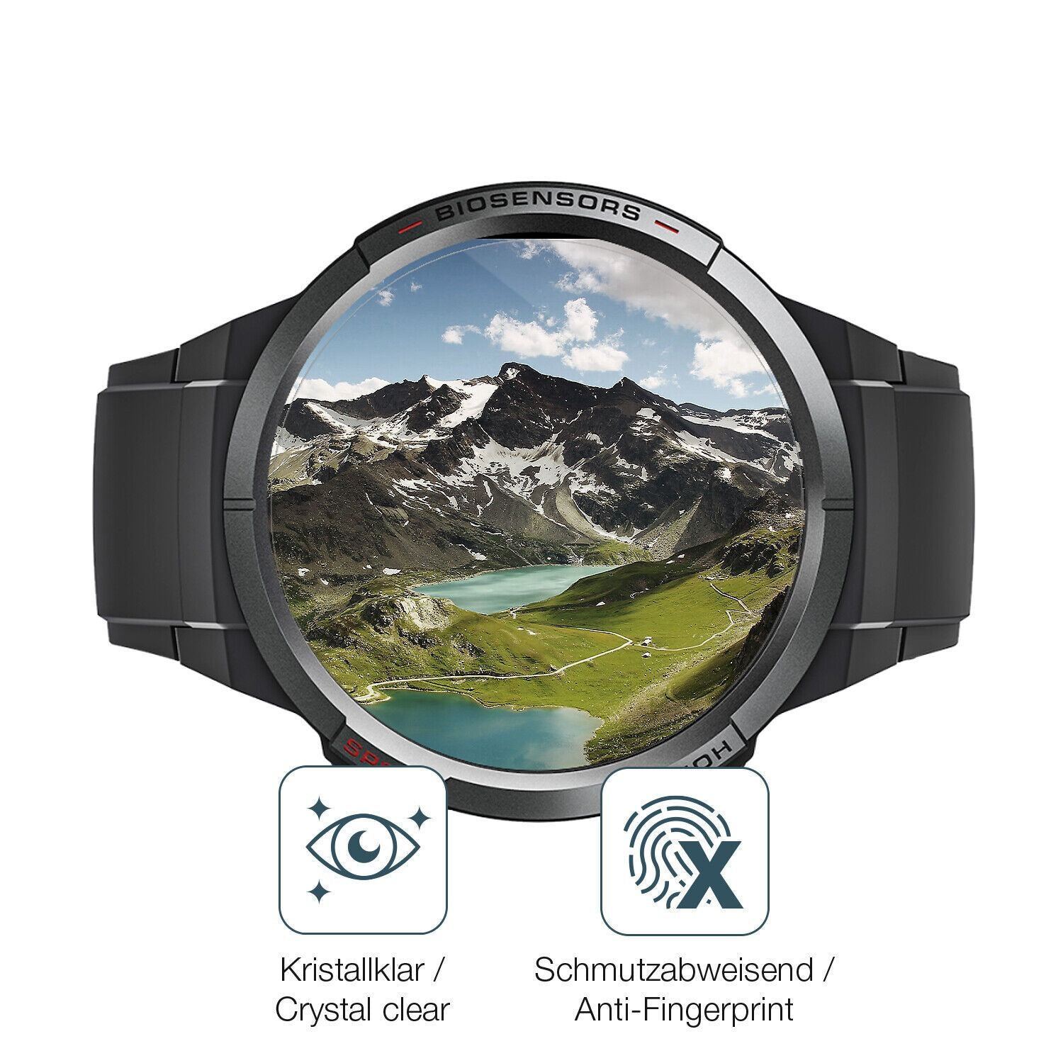 1x 9H Schutzfolie für Mibro Watch GS Panzerfolie (5)