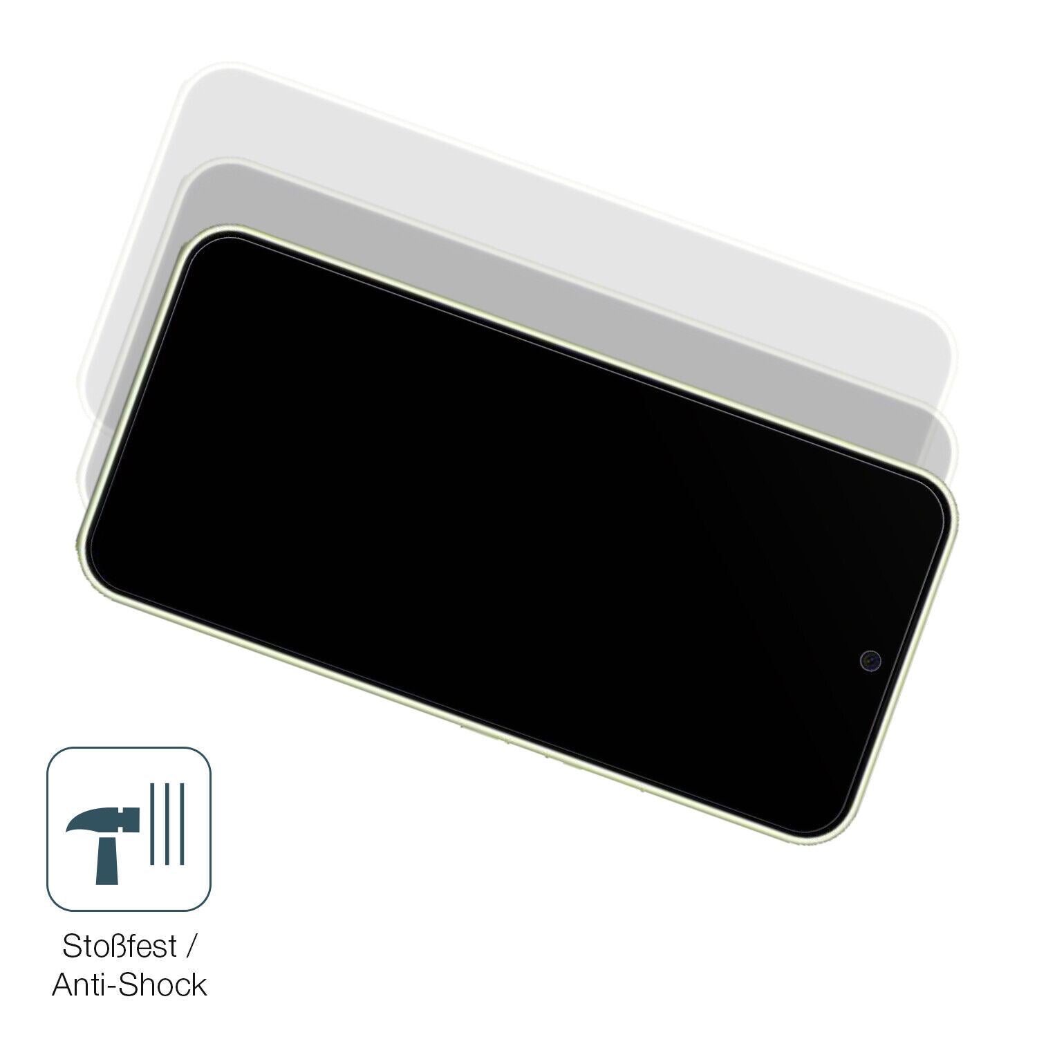 1x 9H Schutzfolie matt für Samsung Galaxy A54 Panz (4)