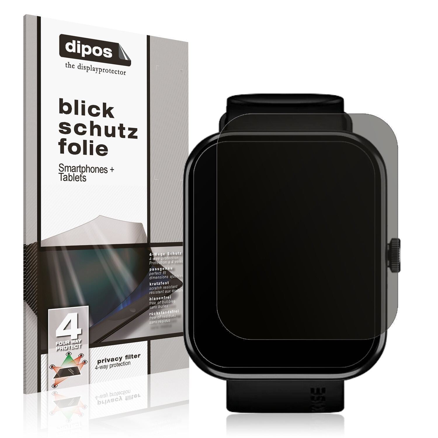 Blickschutzfolie für Noise ColorFit Pulse 2 Max ma (1)