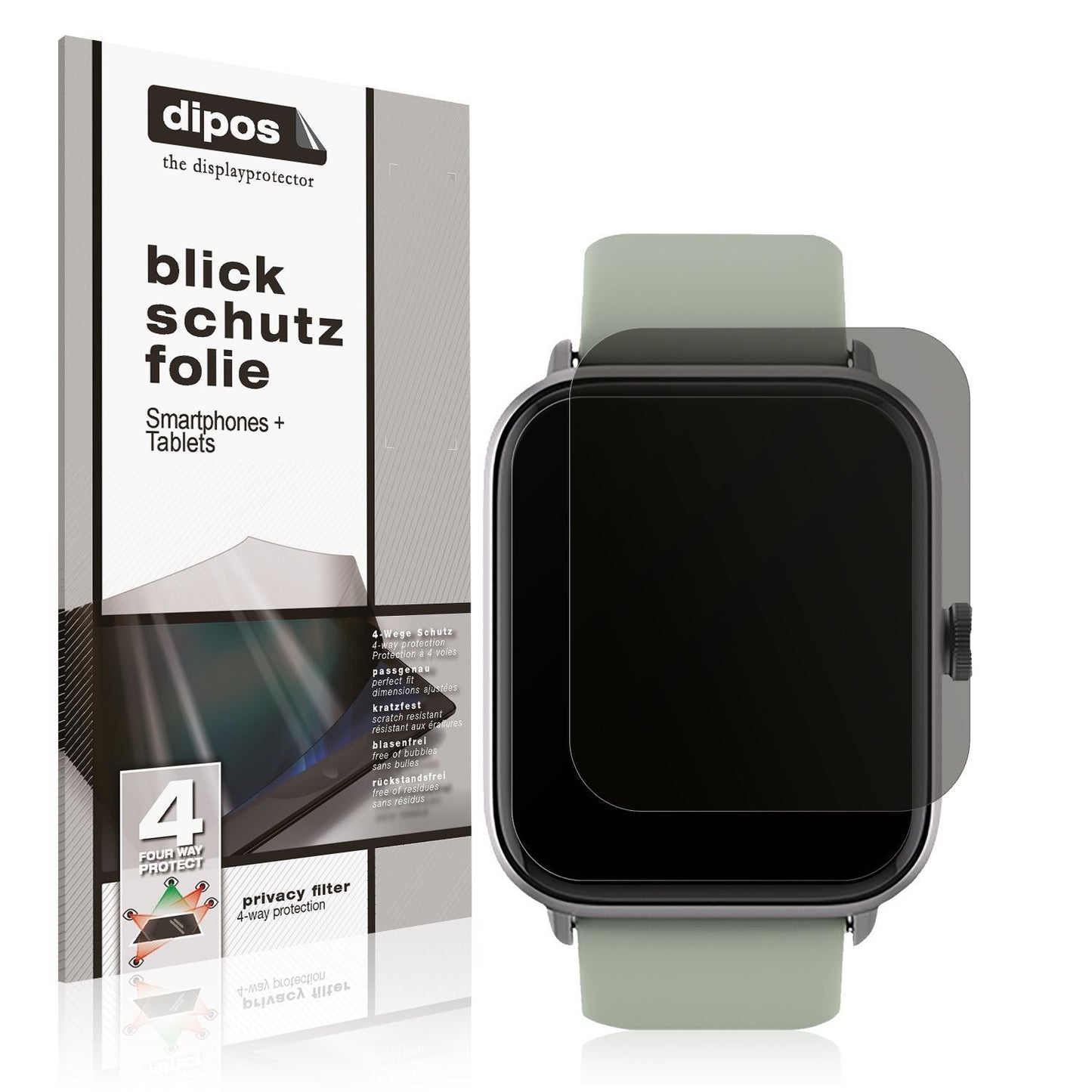 Blickschutzfolie für Noise ColorFit Pro 3 Alpha ma (1)