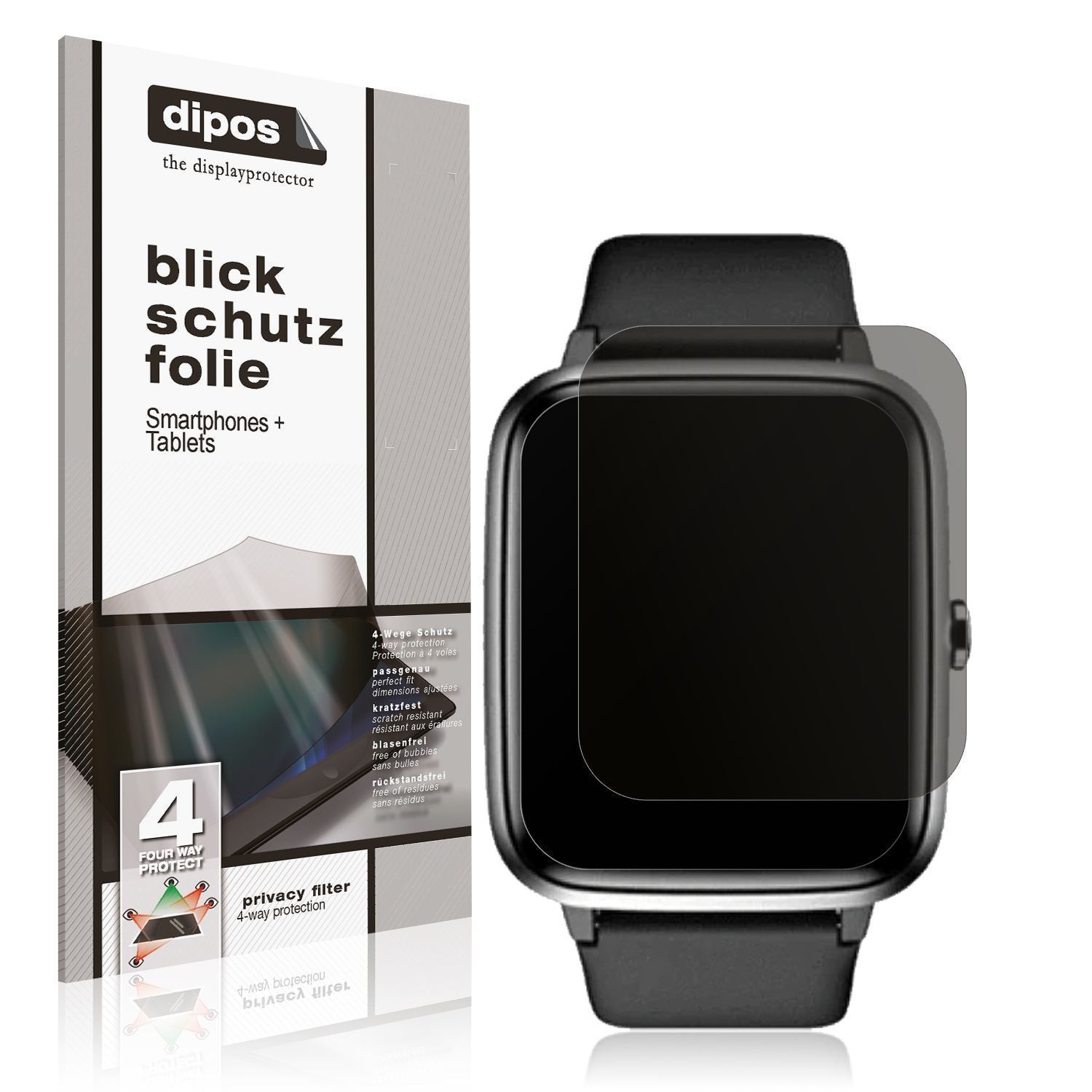 Blickschutzfolie für Noise ColorFit Pro 2 matt Sch (1)