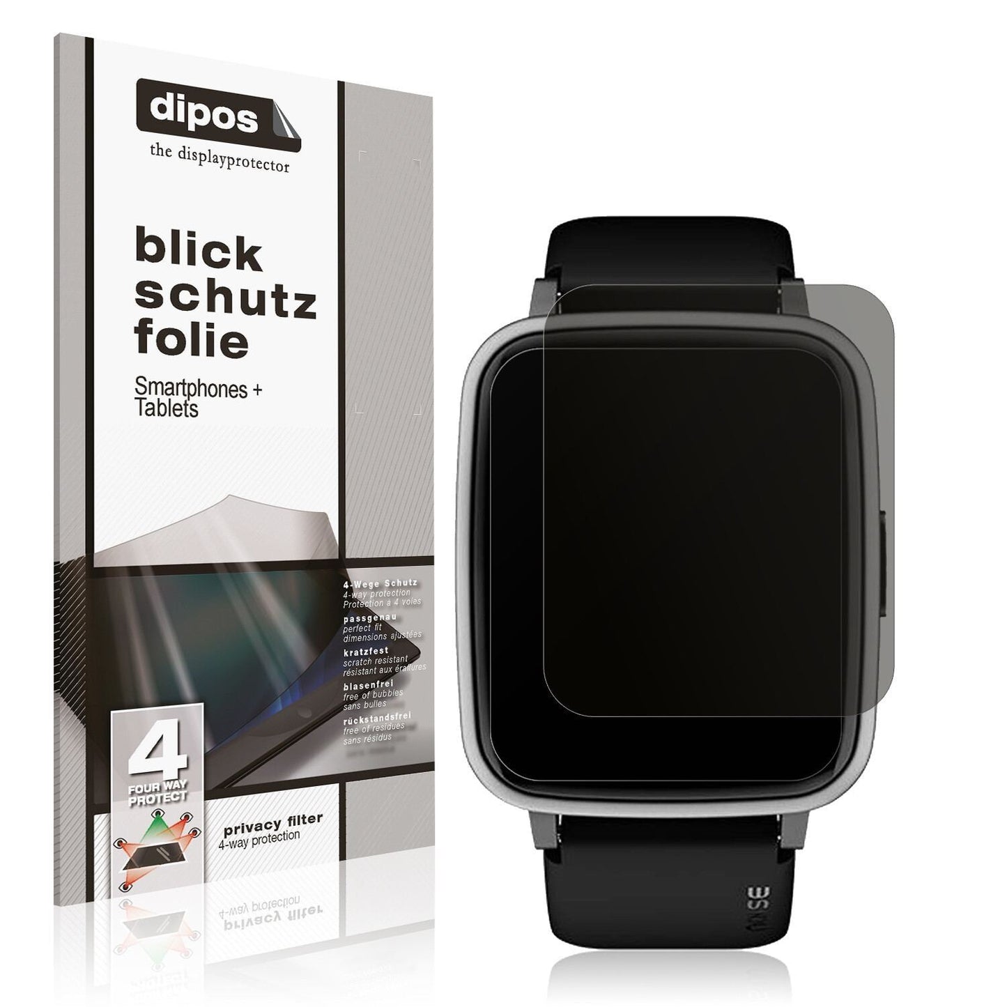 Blickschutzfolie für Noise ColorFit Pulse 2 matt S (1)
