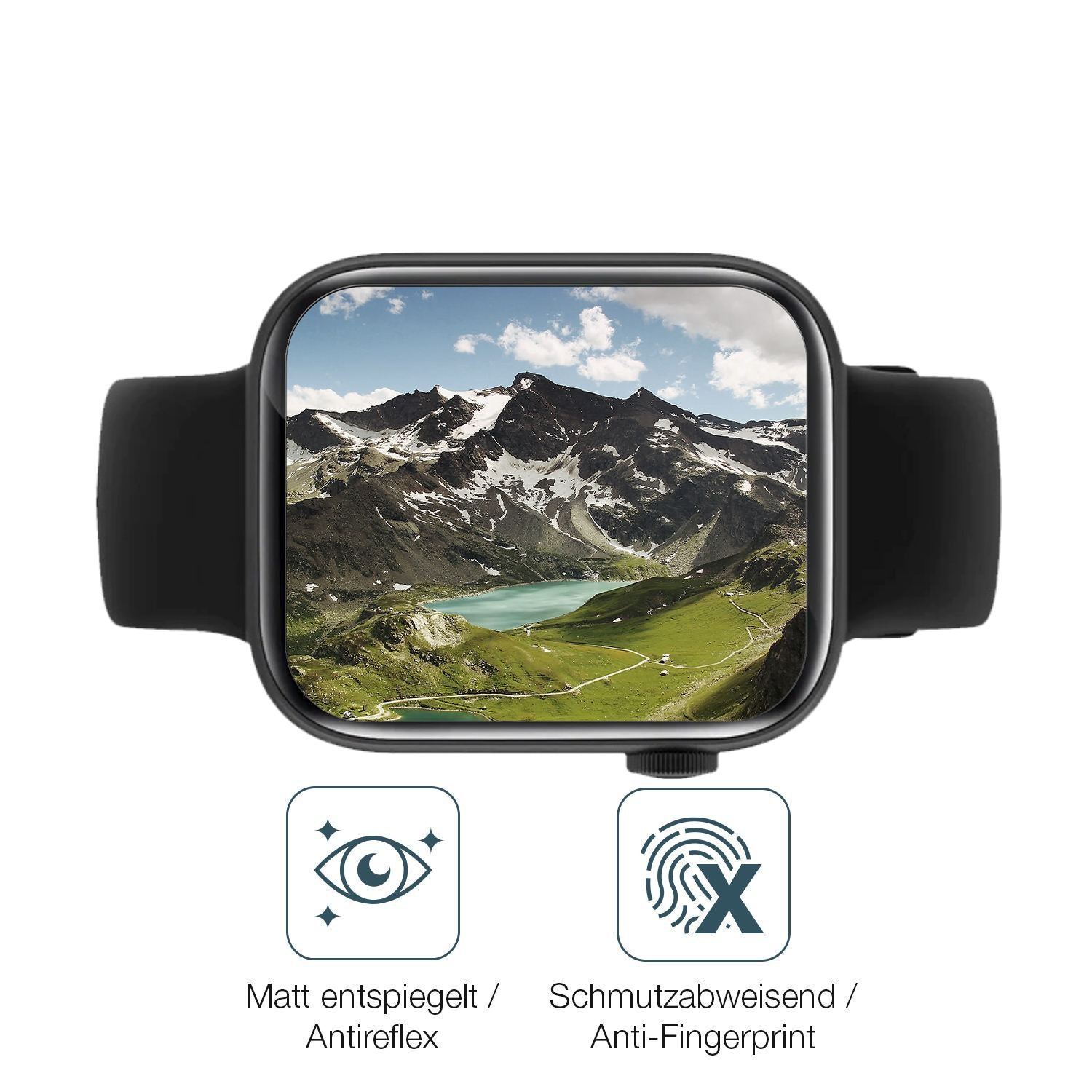 1x 9H Schutzfolie matt für Fireboltt Ring 3 Panzer (5)