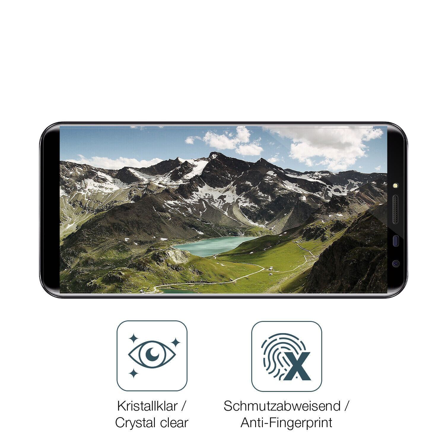 1x 9H Schutzfolie für Oukitel C8 Panzerfolie (5)
