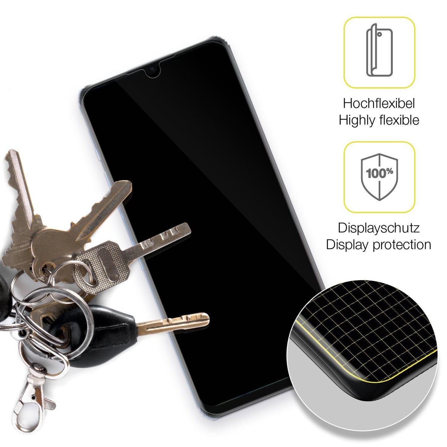 2x 3D Full Cover Schutzfolie für Realme 10s (3)