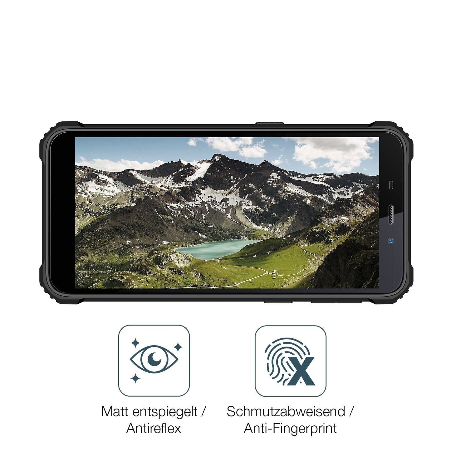 2x 9H Schutzfolie matt für Oukitel WP20 Panzerfoli (5)