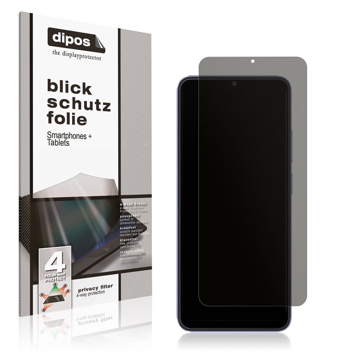 Blickschutzfolie für Xiaomi Redmi 12C matt Schutzf (1)
