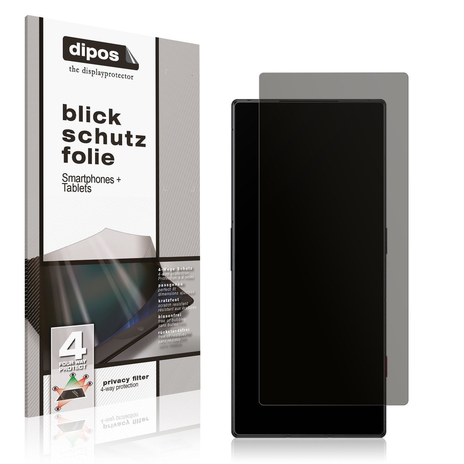 Blickschutzfolie für NUBIA Red Magic 8 Pro matt Sc (1)