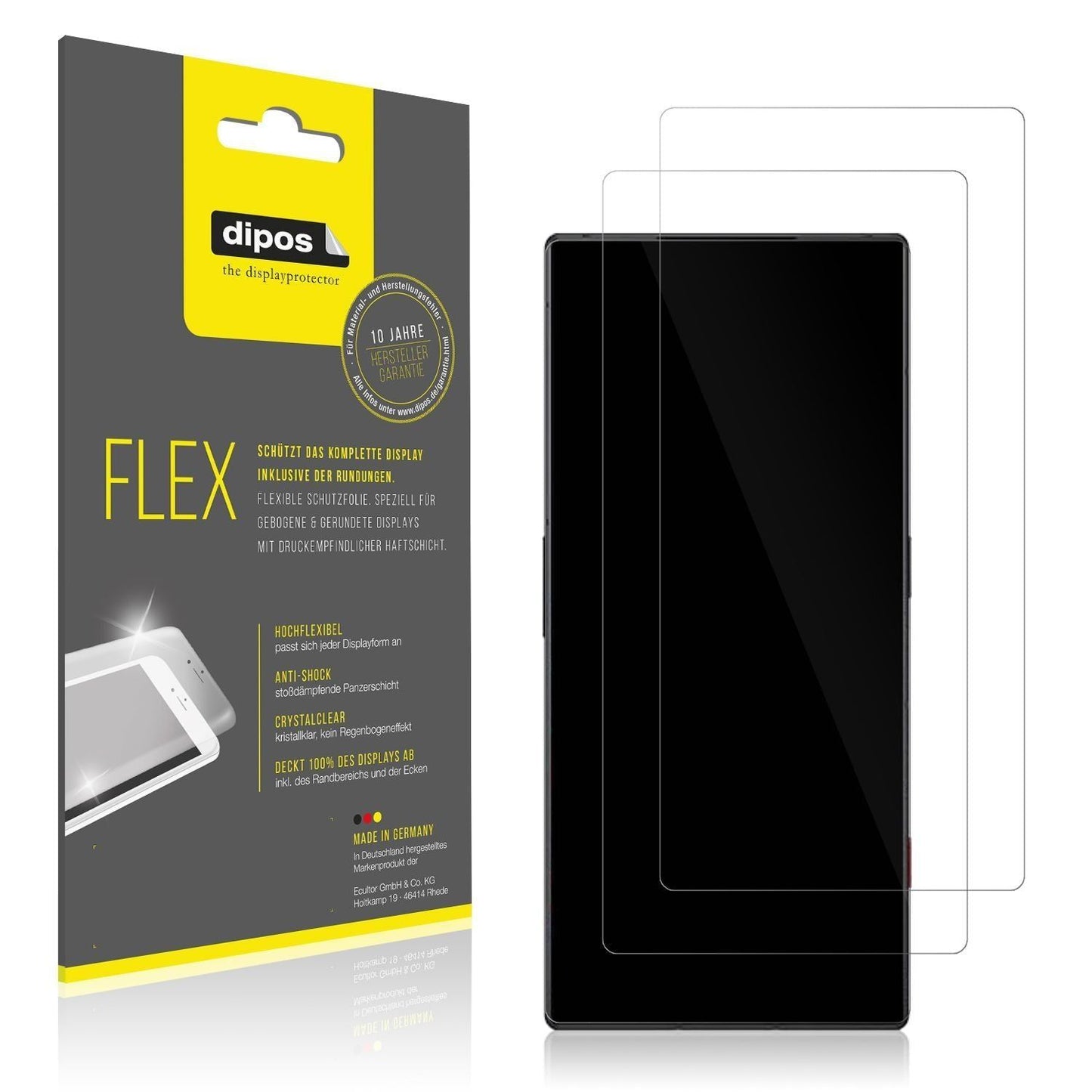 2x 3D Full Cover Schutzfolie für NUBIA Red Magic 8 (1)